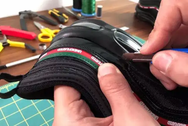 Adrianne Ho on X: Working on a custom Supreme Nike Air More Uptempo face  mask w/ Wang Zhijun  / X