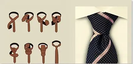 领带打法步骤（初学者打领带慢动作）