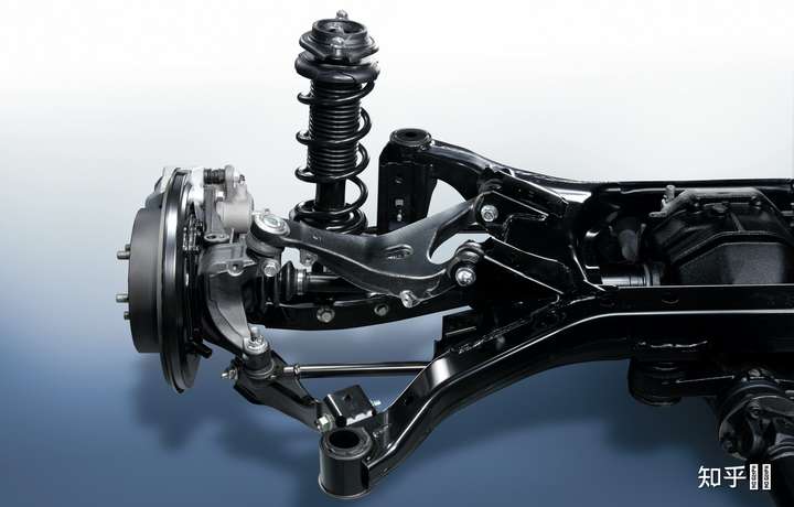 轴我也可以: 黄色是转向拉杆 于是——奥迪就管自己这种上下都拆的双