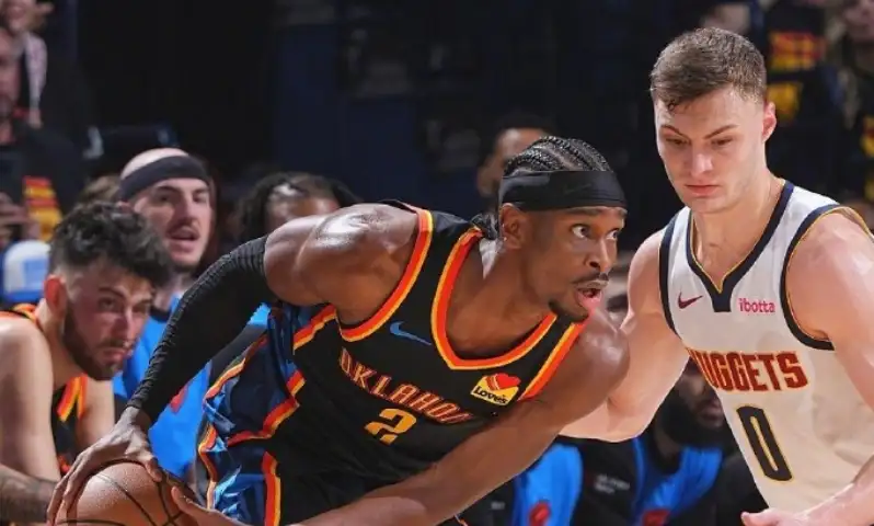 24-25赛季NBA季后赛掘金 121:119 雷霆，如何评价这场比赛？