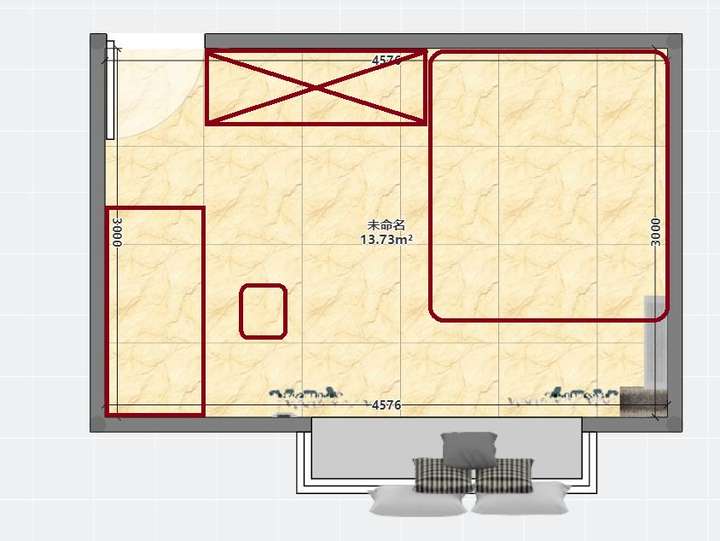 想要重新規劃自己13平米的長方形臥室,應該怎麼做?