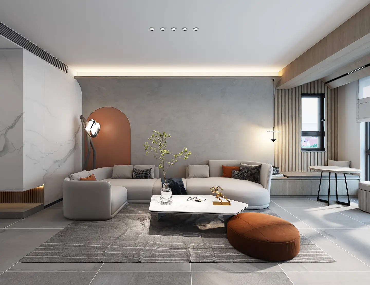 148 现代风 主色采用原木色加黑白灰 橙色跳色点缀 知乎