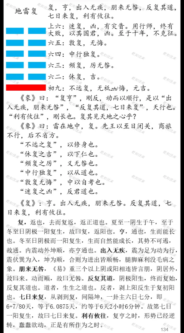 《我注易经》之地雷复 - 知乎