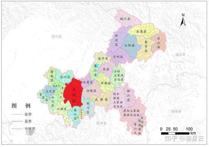 湖北与重庆交界地图图片