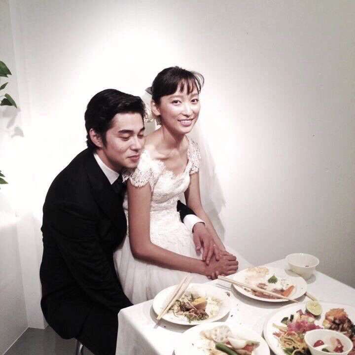 杏東出結婚式写真