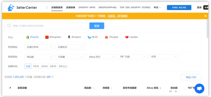 跨境独立站竞品分析工具