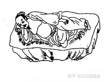 佛教吉祥睡觉姿势图解图片
