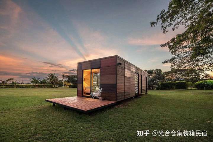 山林田园间可移动房屋光合仓集装箱民宿