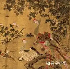 有人在卫生纸上画了一幅百鸟朝凤图