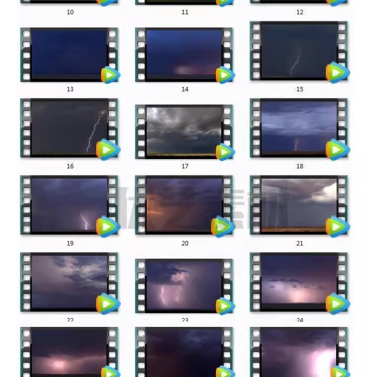 图片[3]-36款闪电乌云雷雨动态视频素材- 暴雨下雨打雷暴风雨 led大屏幕舞台背景mp4视频素材【电商热销862】-暗冰资源网