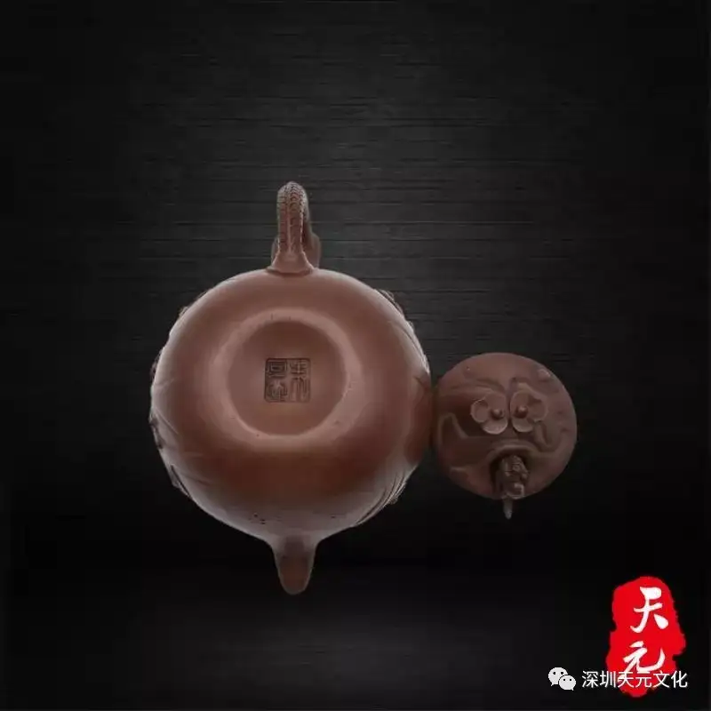 ▽鴻▽後手急須 時代物 茶道具 魚化龍紫砂茶壺 朱可心製款 時代物 中国