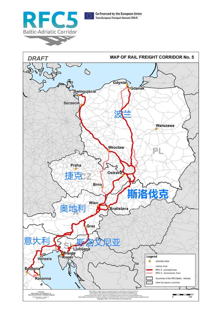 中欧班列立陶宛路线图图片