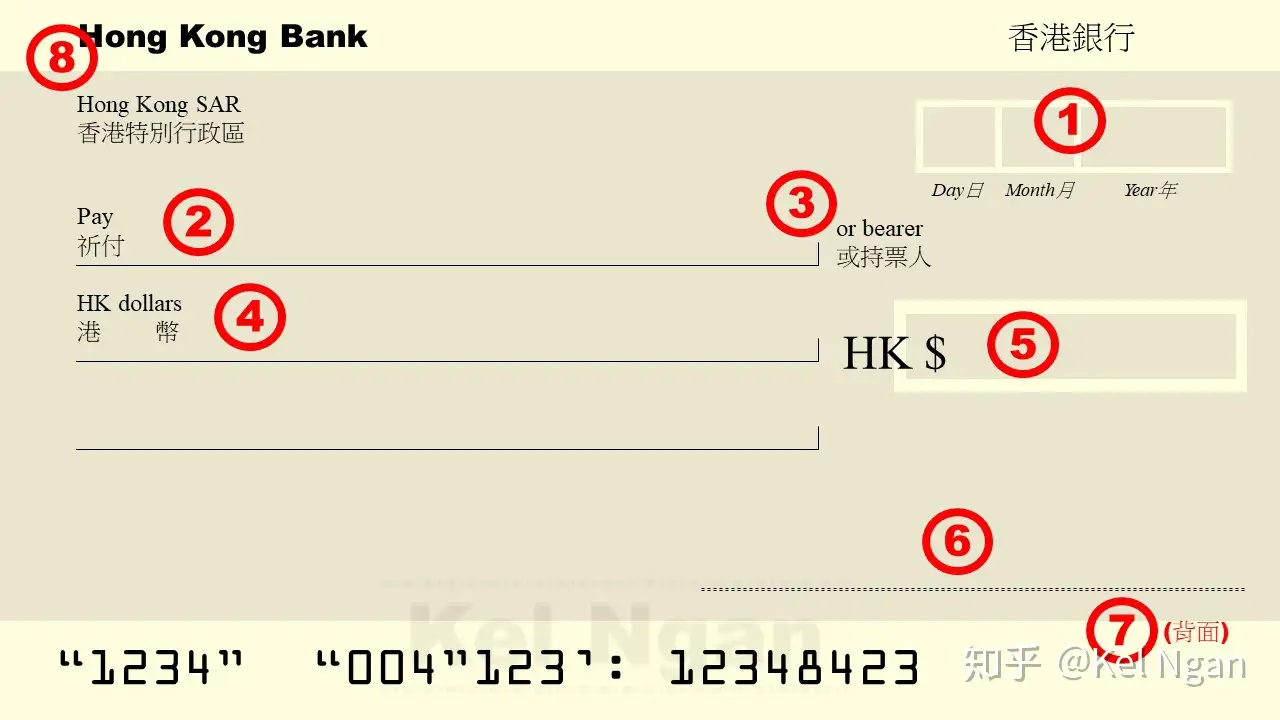 香港银行小知识(1) - 开支票- 知乎