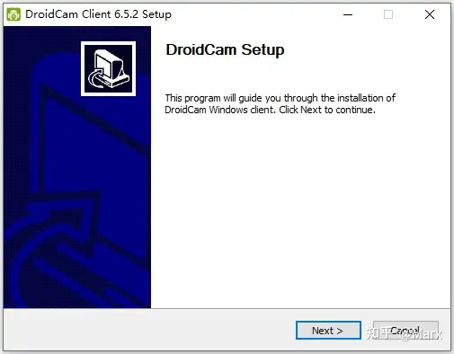 使用DroidCam将手机作为电脑的摄像头
