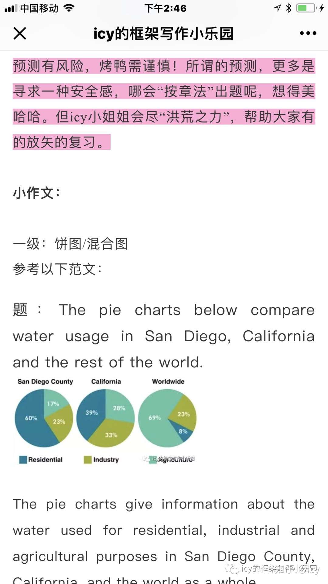 雅思9月8日真题大作文16句框架范文示范 社会生活类混合类 知乎