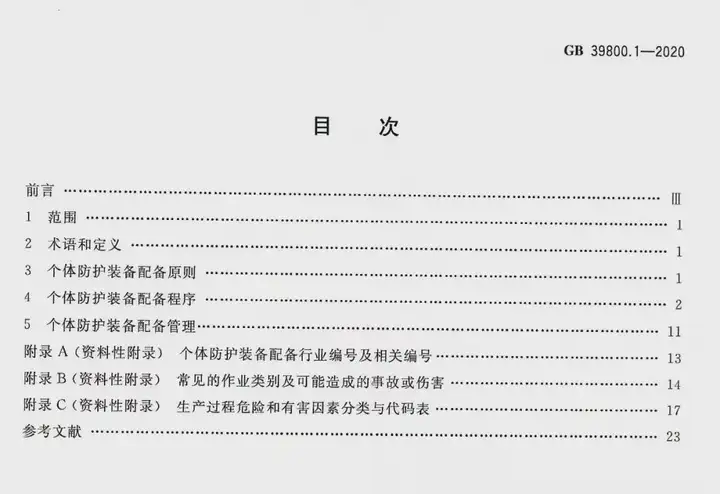新国标！2022年1月1日起实施《化工行业个体防护装备配备规范》 ！