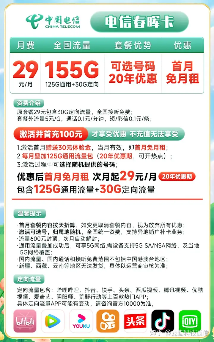 023年12月电信长期流量卡怎么选？靠谱划算的电信卡套餐推荐指南！"