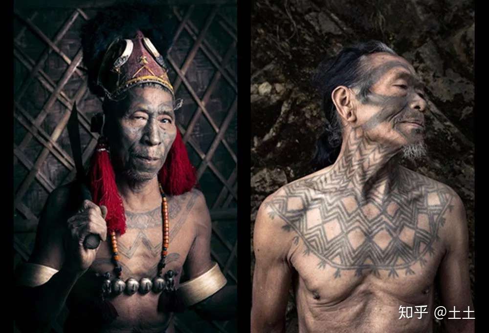 在脸上纹身的除了网红rapper 还有边境部落的猎头族 知乎