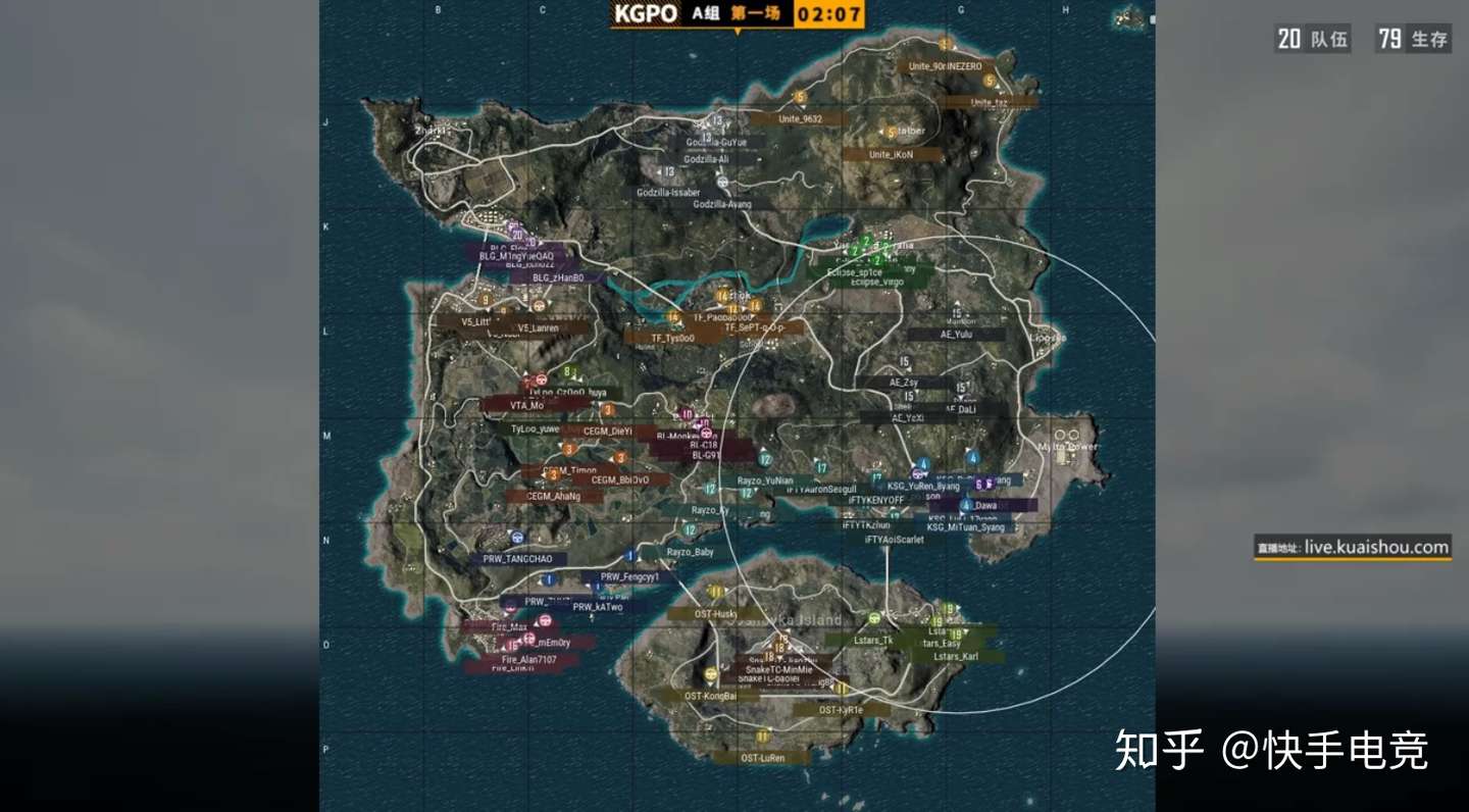 快手pubg公开赛6月日正赛a组战报 知乎