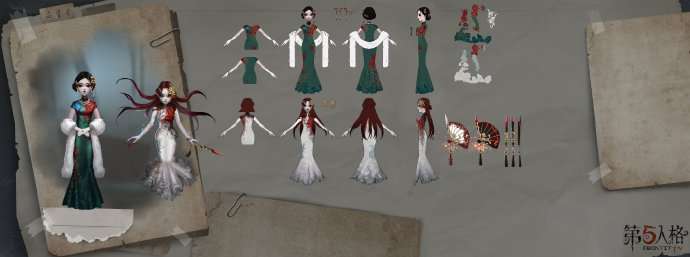 第五人格设计思路 红蝶 十三娘 时装设计思路 知乎