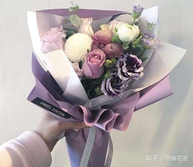 花艺培训 花束包装纸的色彩搭配笔记 一点不留全部告诉你 知乎