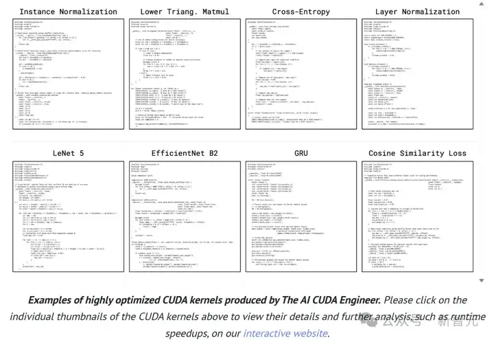 世界首个「AI CUDA工程师」诞生！AI自己写代码优化CUDA内核，性能狂飙100倍