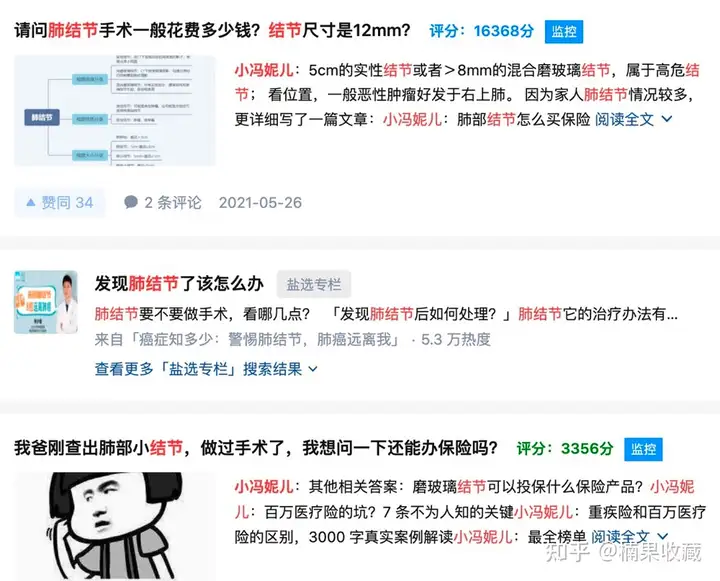 通过覆盖知乎保险蓝海词下的关键回答,实现精准引流年入百万