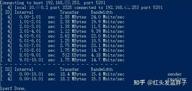 iperf3：网络测试工具及测试用例+参数详解