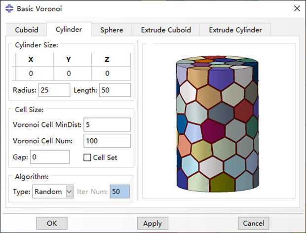 一个好用的Abaqus晶体塑性模型生成插件-Voronoi模型的图16