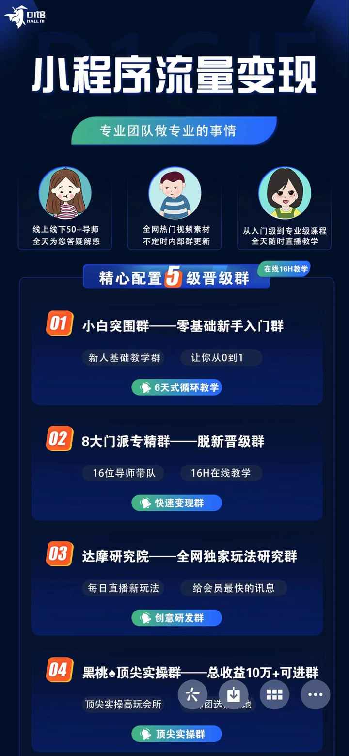 D1G微信小程序日赚3000陪跑服务项目