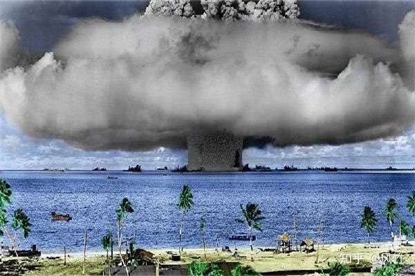 比基尼岛氢弹爆炸场景