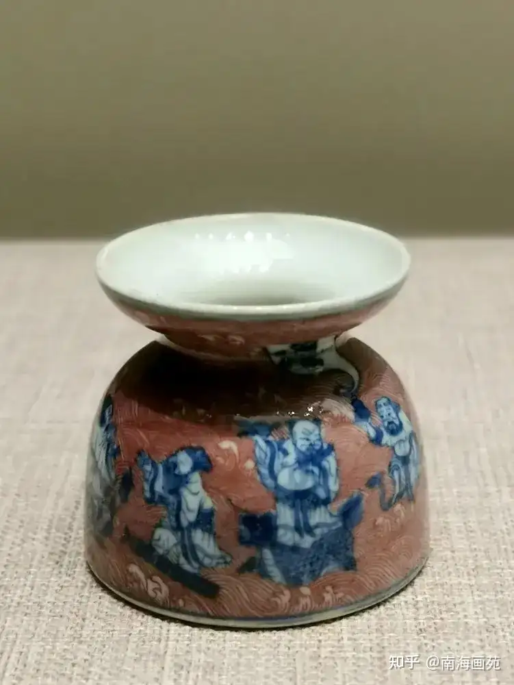 清朝 中国古美術 青華鴨水草紋壷 - キッチン/食器