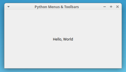 在PyQt中构建 Python 菜单栏、菜单和工具栏第1张