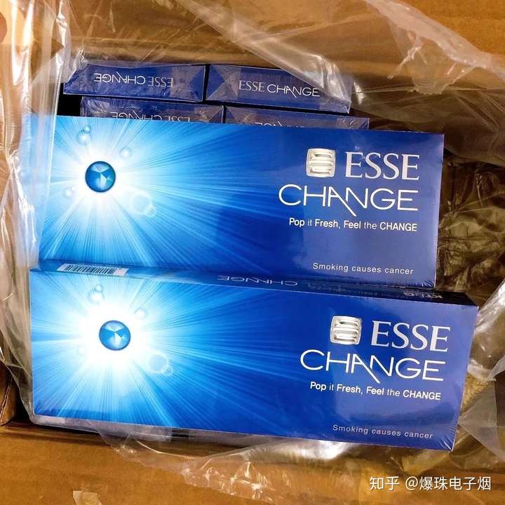 爆珠电子烟 爱喜薄荷爆 爆珠味道清新自然,混合糖果香,加长滤嘴