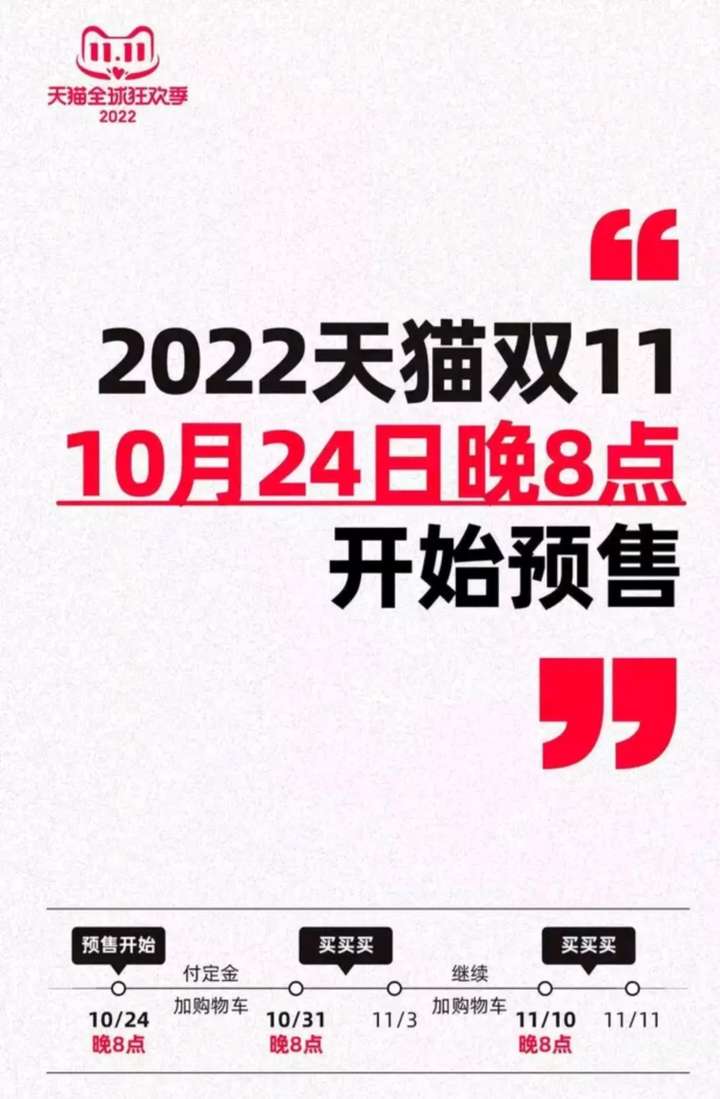 天猫活动时间表2022（天猫活动时间表2022年11月）