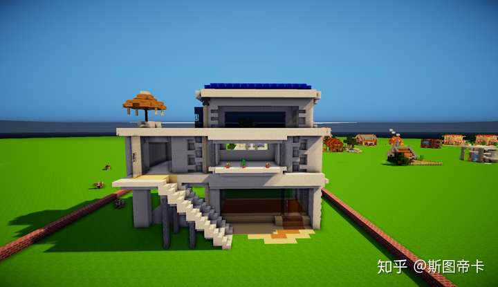 如何在minecraft 里建筑漂亮的现代别墅 知乎 如何在minecraft 里建筑漂亮的现代别墅 知乎