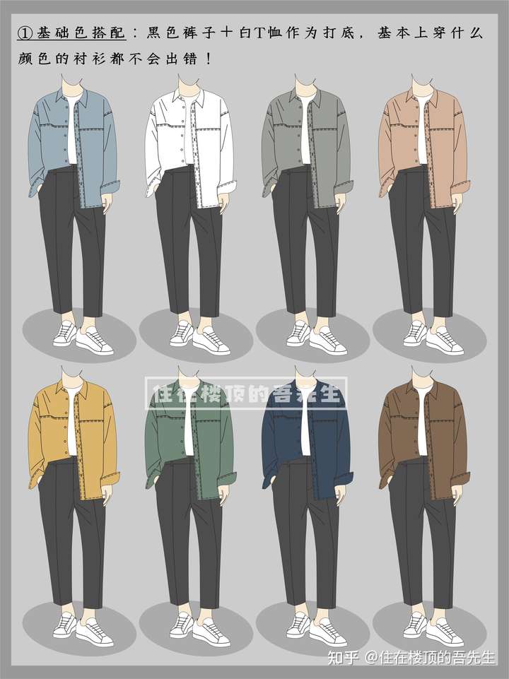 男生在秋天适合穿什么色系的衣服?