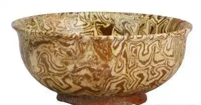 流行に 唐 宋 絞胎釉 天目茶碗 茶碗 中国古美術 藏出 宋