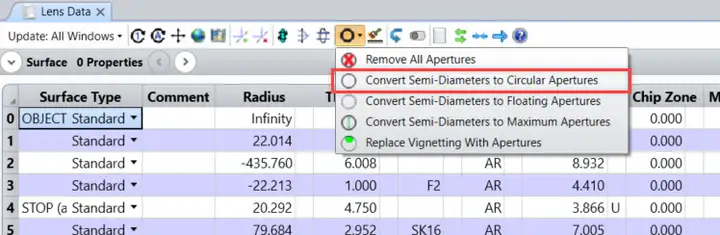 Ansys Zemax丨如何反转一个光学系统的图4