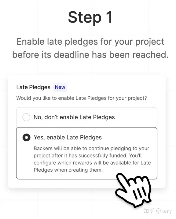 Kickstarter上线Late Pledges！详细介绍及操作细节！插图