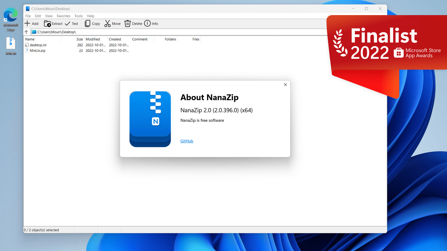 NanaZip：开源的文件压缩工具，7-Zip衍生版