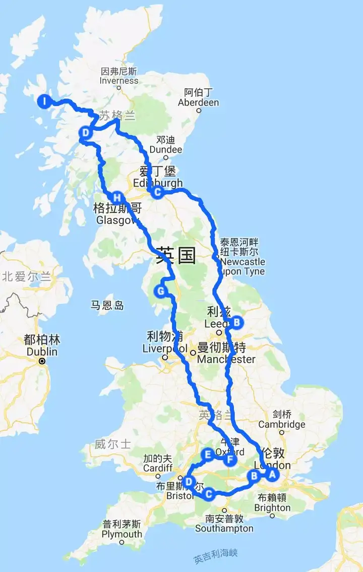 英國有哪些不能錯過的景點和旅遊路線?