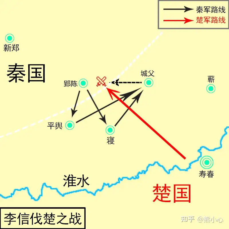 秦灭楚之战疑云 谁击败了李信 及末代楚王熊负刍 附昌平君 项燕 知乎