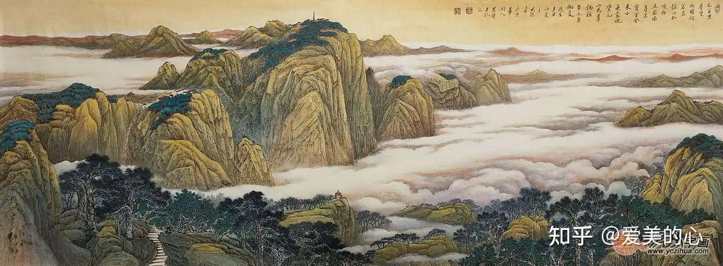 国画收藏：叶大隐老师精美山水国画作品经典永流传- 知乎