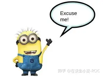 注意点一:three magical words: excuse me, please, thank you, and