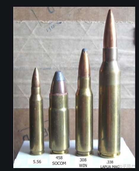 为什么手枪有9mm而步枪子弹762和556mm比手枪弹口径小