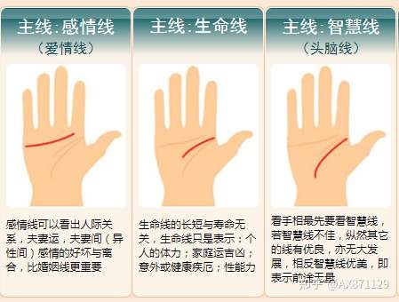 5分钟学会看手相 1 3 知乎