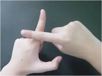 Chinese Number Hand Gestures