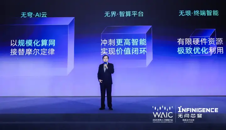 这届WAIC，无问芯穹发布了三个「盒子」