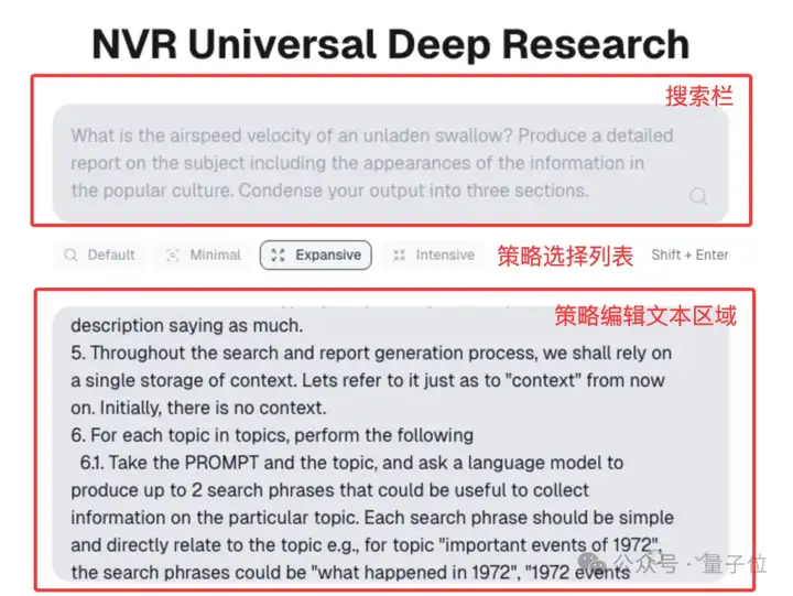 英伟达推出通用深度研究系统，可接入任何LLM，支持个人定制